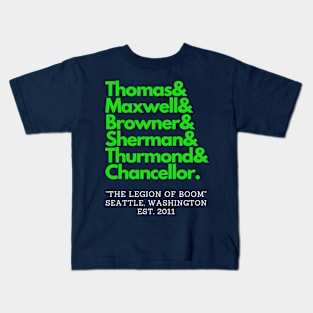 Seattle's Legion of Boom! Kids T-Shirt